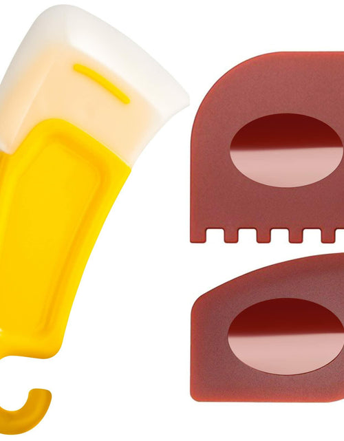 Load image into Gallery viewer, LAOJU 3PCS Cast Iron Pan Scraper Set Silicone Kitchen Cleaning Tools
