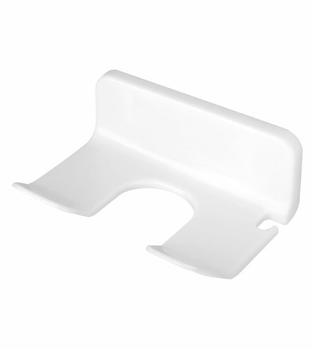 COMNICO Hair Dryer Holder Wall Mount White Self Adhesive Organizer with Cord