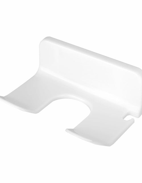 Load image into Gallery viewer, COMNICO Hair Dryer Holder Wall Mount White Self Adhesive Organizer with Cord
