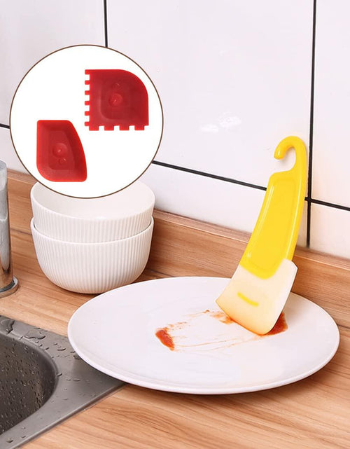 Load image into Gallery viewer, LAOJU 3PCS Cast Iron Pan Scraper Set Silicone Kitchen Cleaning Tools
