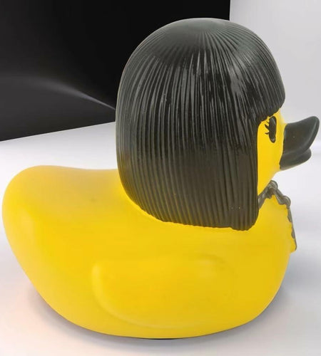 Gothic Dark Resin Satanic Duck 3.15 Inch Black Vintage Home Decor