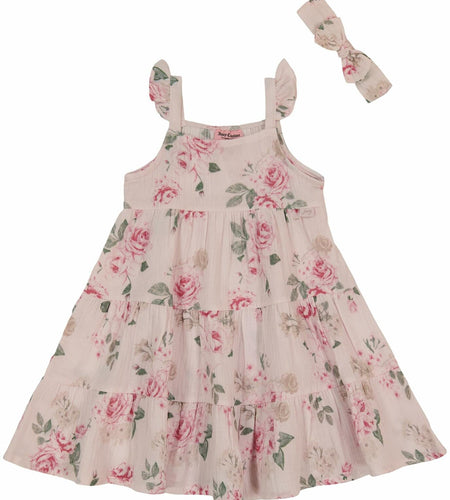 Juicy Couture Baby Girls Dress Set 2pc Infant Outfit Size 12M