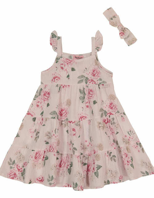 Load image into Gallery viewer, Juicy Couture Baby Girls Dress Set 2pc Infant Outfit Size 12M
