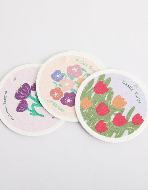 Load image into Gallery viewer, 3 Pcs Biodegradable Wood Pulp Cleaning Sponges - Premium Eco-Friendly Kitchen
