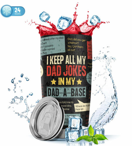 AGOT 20oz Tumbler Funny Jokes Gift for Dad Stainless Steel Father's Day