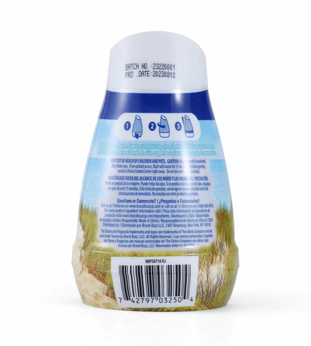Clorox Fraganzia Cone Gel Air Freshener 6oz Fresh Ocean Breeze 1 Pack