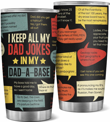 AGOT 20oz Tumbler Funny Jokes Gift for Dad Stainless Steel Father's Day