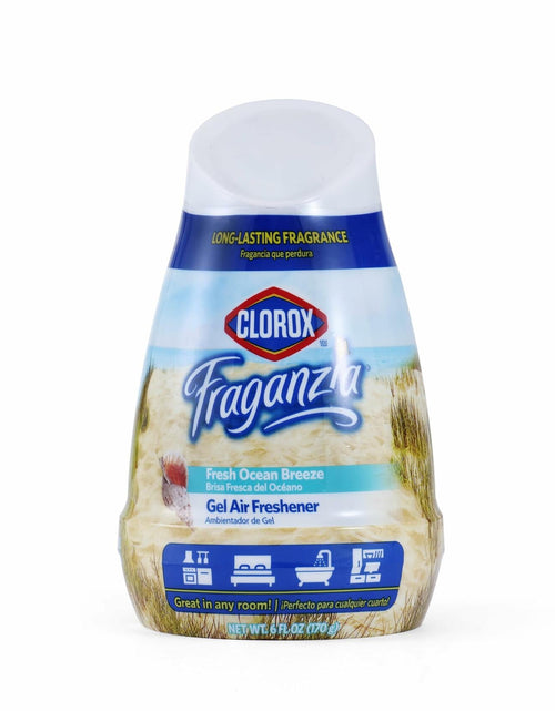 Load image into Gallery viewer, Clorox Fraganzia Cone Gel Air Freshener 6oz Fresh Ocean Breeze 1 Pack
