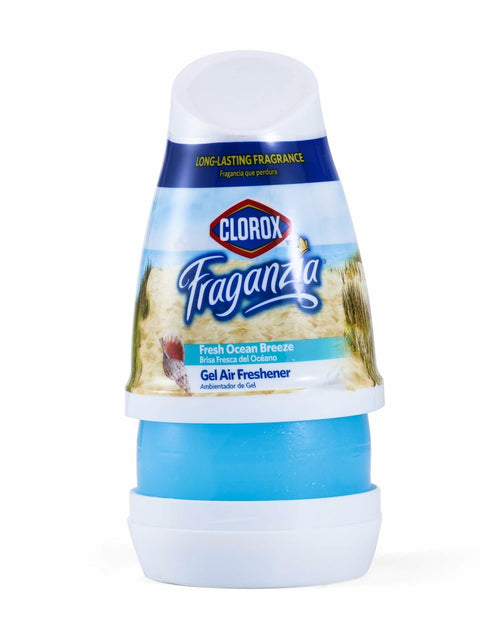 Load image into Gallery viewer, Clorox Fraganzia Cone Gel Air Freshener 6oz Fresh Ocean Breeze 1 Pack
