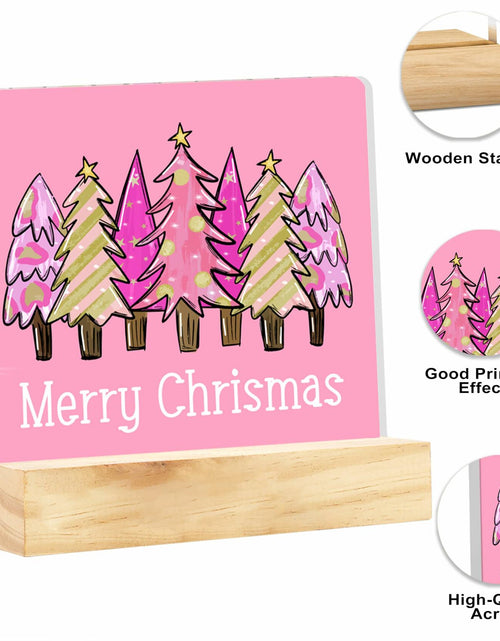Load image into Gallery viewer, Christmas Vacation Movie Sign 4x4 Clear Acrylic Desk Decor Holiday Xmas
