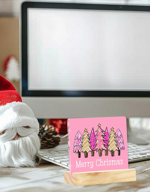 Load image into Gallery viewer, Christmas Vacation Movie Sign 4x4 Clear Acrylic Desk Decor Holiday Xmas
