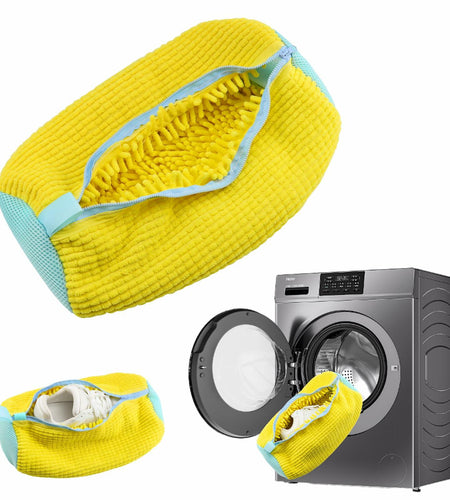 Generic Laundry Bag Yellow 1PCS Zipper Mesh Bag for Washing Machine