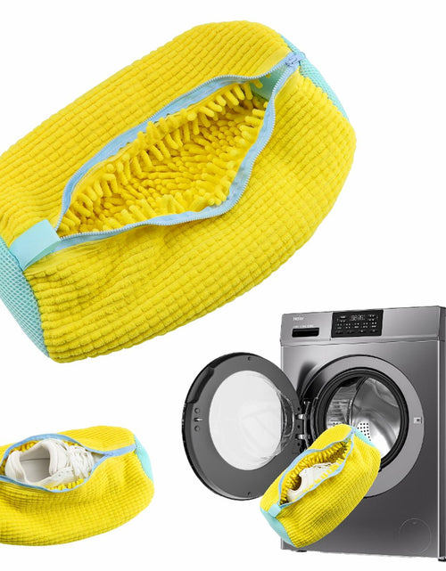 Load image into Gallery viewer, Generic Laundry Bag Yellow 1PCS Zipper Mesh Bag for Washing Machine
