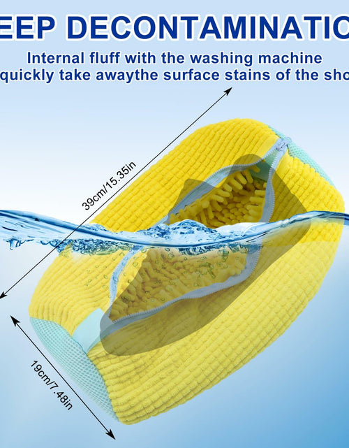 Load image into Gallery viewer, Generic Laundry Bag Yellow 1PCS Zipper Mesh Bag for Washing Machine
