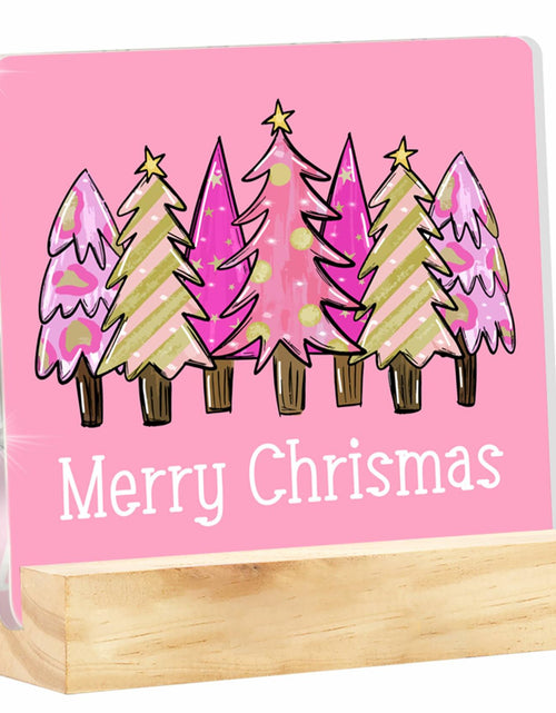 Load image into Gallery viewer, Christmas Vacation Movie Sign 4x4 Clear Acrylic Desk Decor Holiday Xmas

