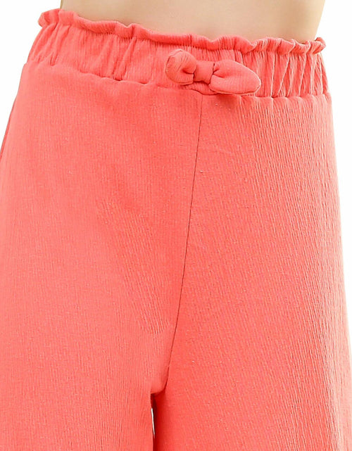 Load image into Gallery viewer, V.&amp;GRIN Girls Wide-Leg Palazzo Pants Coral Size 7-16
