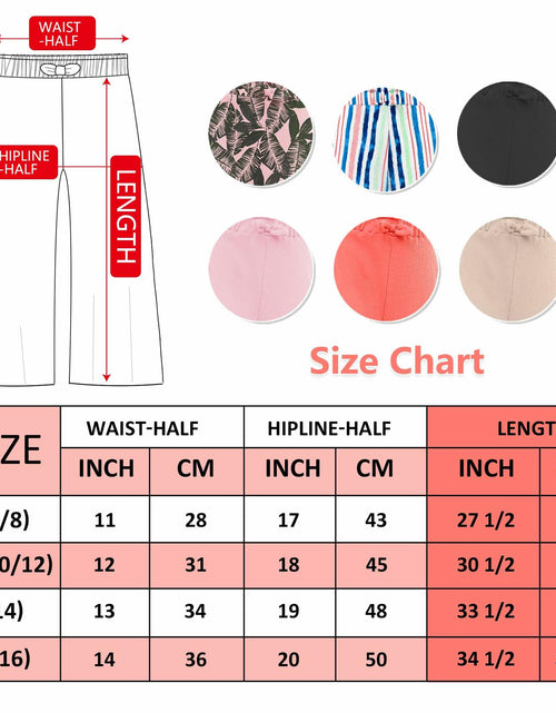 Load image into Gallery viewer, V.&amp;GRIN Girls Wide-Leg Palazzo Pants Coral Size 7-16
