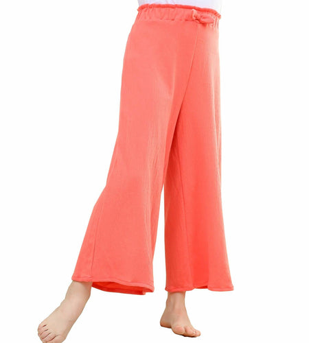 V.&GRIN Girls Wide-Leg Palazzo Pants Coral Size 7-16
