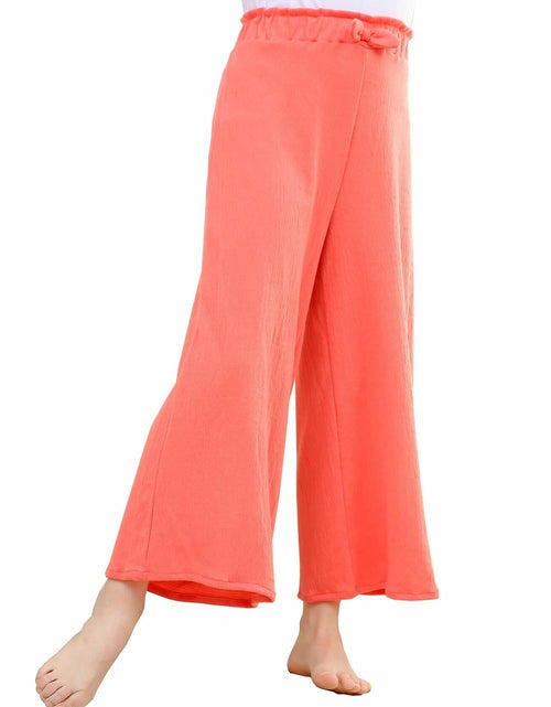 Load image into Gallery viewer, V.&amp;GRIN Girls Wide-Leg Palazzo Pants Coral Size 7-16

