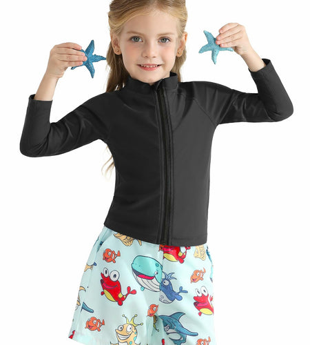 MIVEI UPF 50+ Rash Guard Swim Shirt Long Sleeve Quick Dry - Size S