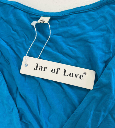 Jar of Love Light Blue Sun Dress Sarong Coverup Size XL