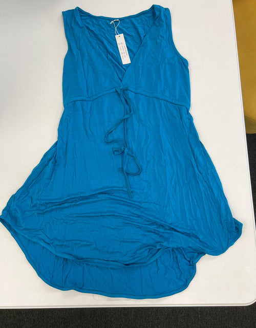 Load image into Gallery viewer, Jar of Love Light Blue Sun Dress Sarong Coverup Size XL
