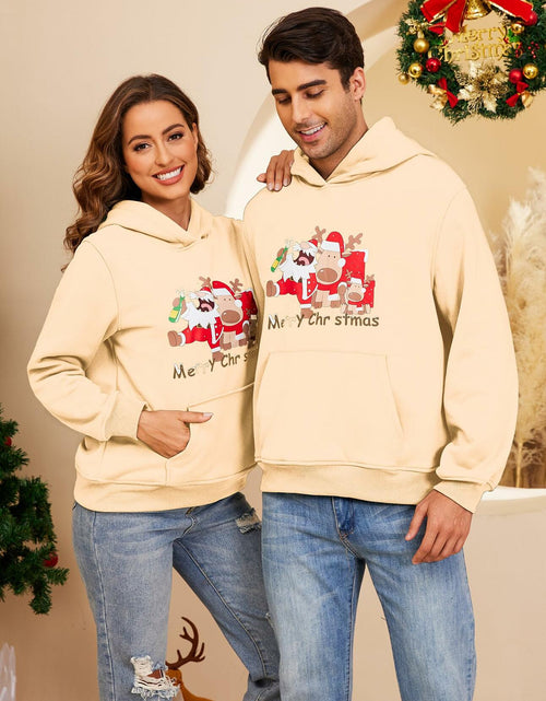 Load image into Gallery viewer, YXLUOKY Green Ugly Christmas Sweatshirt Women L Fleece Hoodie Pullover
