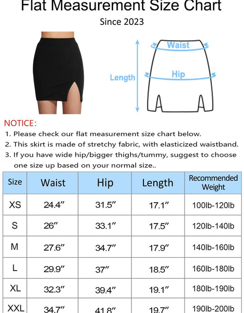 Load image into Gallery viewer, MANGOPOP Women's Ribbed Bodycon Mini Skirt High Waist Size S

