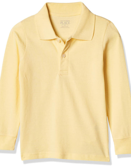Load image into Gallery viewer, The Children's Place Long Sleeve Polo Shirt Yellow 6-9 Months New
