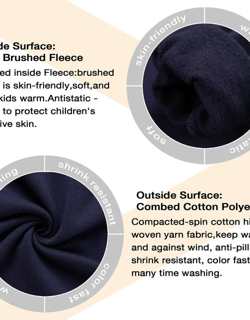 Load image into Gallery viewer, ALWAYSONE Kids Soft Fleece Hoodie Navy Boys Girls 3-12 Years Size S
