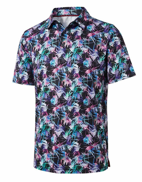 Load image into Gallery viewer, Motley Leaf Men's Dry Fit Golf Polo Shirt Moisture Wicking Size XL
