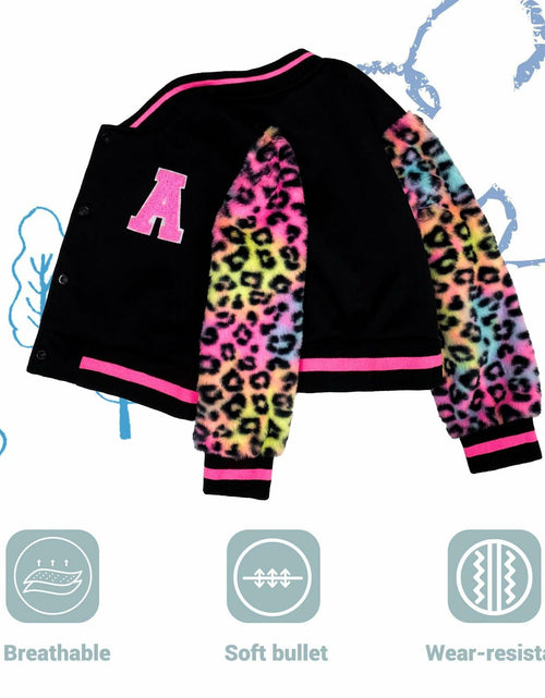 Load image into Gallery viewer, GMMDOMKID Kids Varsity Baseball Jacket Classic School Coat Boys Girls - Size 9
