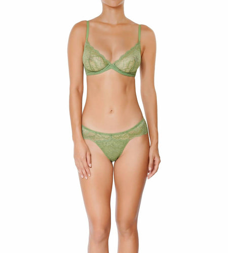 Huit Women's Cheeky Bikini Forest Green - Stylish & Comfortable Swimwear