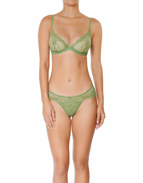 Load image into Gallery viewer, Huit Women's Cheeky Bikini Forest Green - Stylish &amp; Comfortable Swimwear
