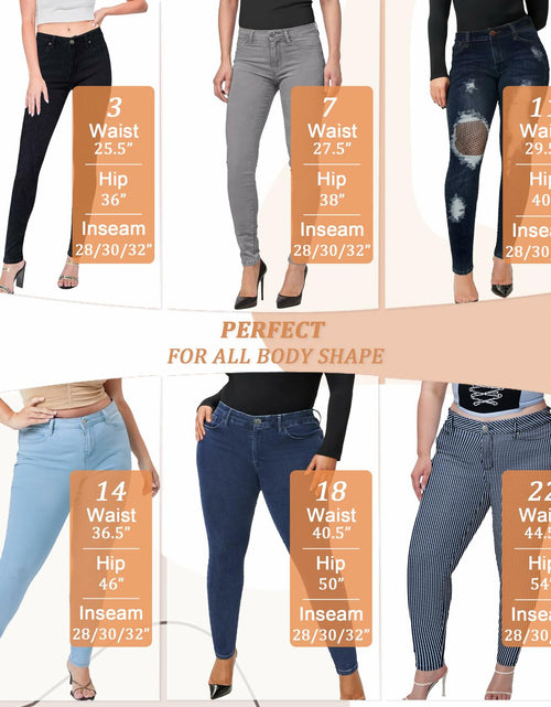 Load image into Gallery viewer, Hybrid &amp; Company Womens Comfy Stretch Denim 5 Pocket Jeans Blue White Size 24
