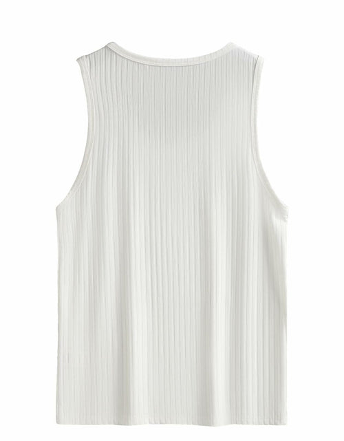 Load image into Gallery viewer, COZYEASE Men's Rib Knit Sleeveless Tank Top Green Small Casual Bodycon

