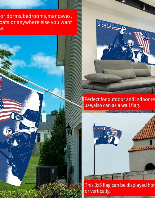 Load image into Gallery viewer, Fight Flag 3x5 Ft Double Sided 3-Ply Ultra-Thick Outdoor Indoor Flag
