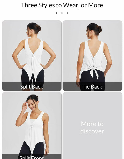 Load image into Gallery viewer, baleaf Women's White Sleeveless Loose Fit Yoga Tank Top Athletic L
