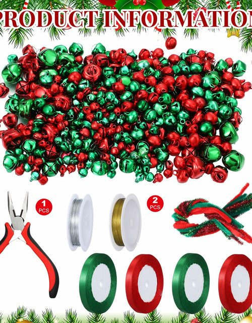 Load image into Gallery viewer, MorningRo 427 Christmas Bell Wreath Ornaments Set Classic DIY Xmas Decor
