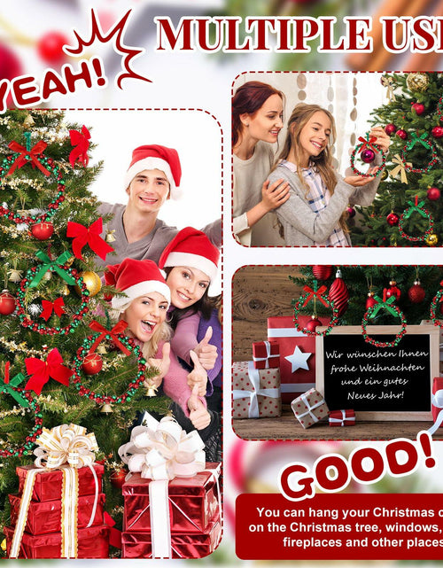 Load image into Gallery viewer, MorningRo 427 Christmas Bell Wreath Ornaments Set Classic DIY Xmas Decor
