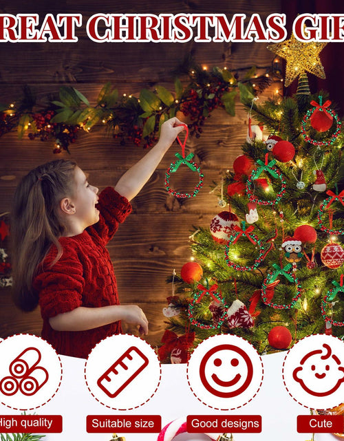 Load image into Gallery viewer, MorningRo 427 Christmas Bell Wreath Ornaments Set Classic DIY Xmas Decor
