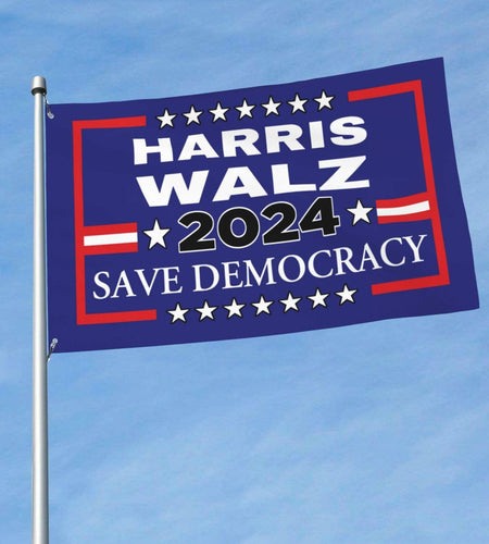 Walz 2024 Kamala Harris Flag 3x5 Ft President Indoor Outdoor Yard Decor