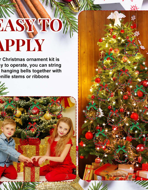 Load image into Gallery viewer, MorningRo 427 Christmas Bell Wreath Ornaments Set Classic DIY Xmas Decor
