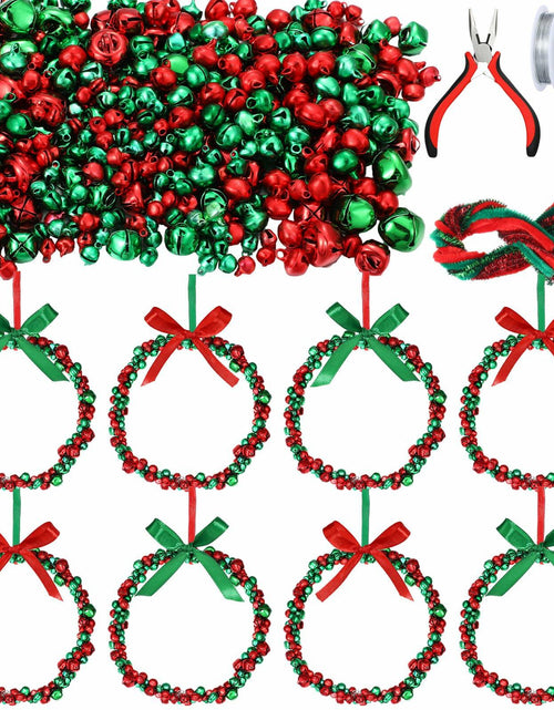 Load image into Gallery viewer, MorningRo 427 Christmas Bell Wreath Ornaments Set Classic DIY Xmas Decor
