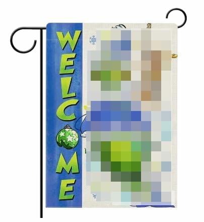 Load image into Gallery viewer, Hzppyz Blue Xmas Max Dog Garden Flag 12x18 Double Sided Outdoor Yard Decor
