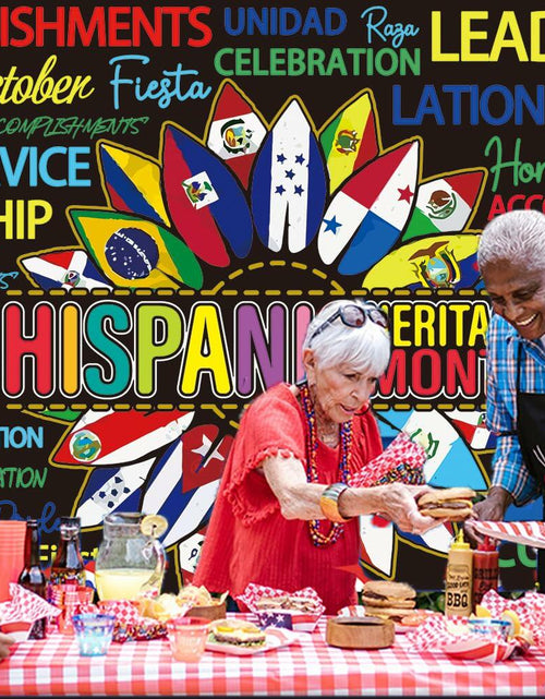 Load image into Gallery viewer, Hispanic Heritage Month Backdrop 7x5FT Classroom Photography Background
