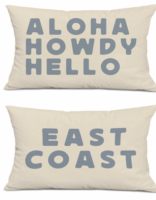Load image into Gallery viewer, okaxscm Coastal Cowgirl Western Pillow Covers 20x12 Set of 2 Lumbar Throw

