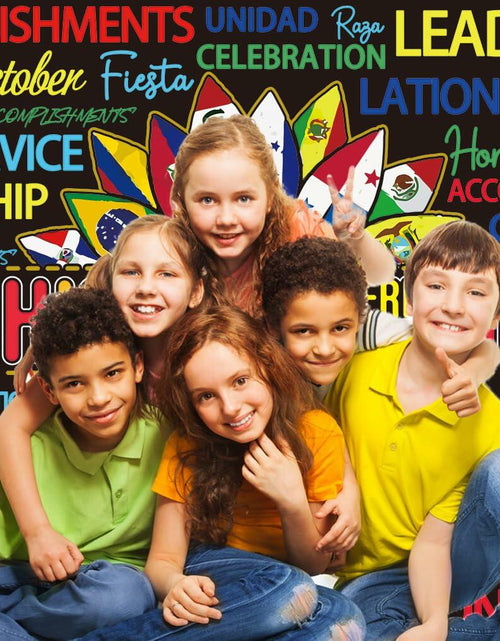 Load image into Gallery viewer, Hispanic Heritage Month Backdrop 7x5FT Classroom Photography Background
