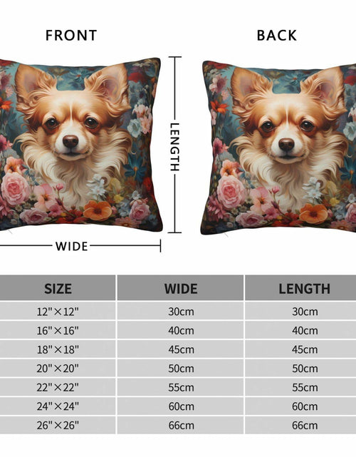 Load image into Gallery viewer, Keebik William Morris Dog Throw Pillow Cover Vintage Style Soft 18x18 Inch
