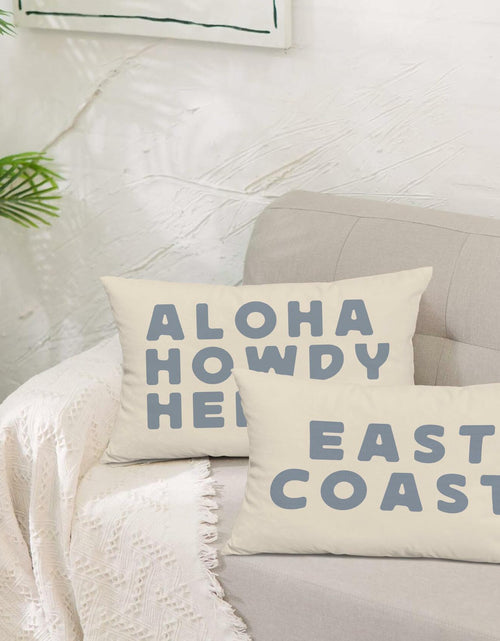 Load image into Gallery viewer, okaxscm Coastal Cowgirl Western Pillow Covers 20x12 Set of 2 Lumbar Throw
